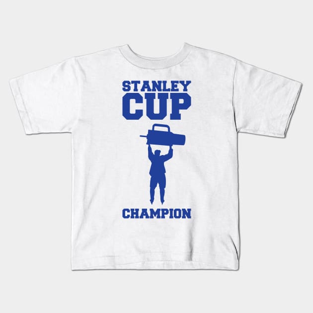 Stanley Cup Champions Kids T-Shirt by East Coast Design Co.